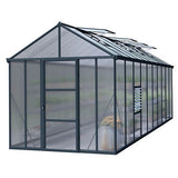 Glory Premium Hobby Grey Greenhouse 8 Feet Wide x 8-20  FeetLong - World of Greenhouses - 4