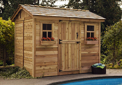 Cabana 9’x6' Garden Shed - World of Greenhouses - 1