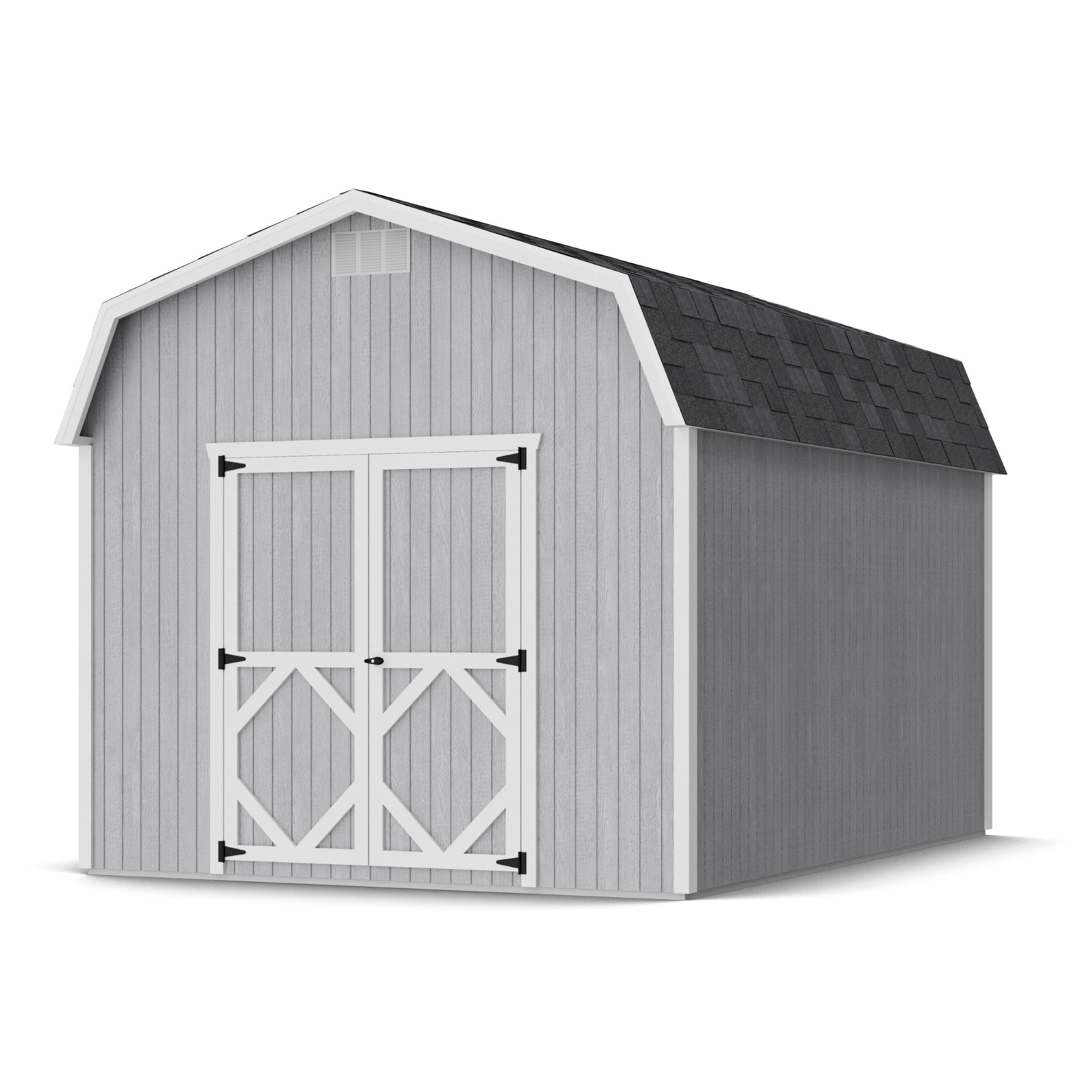 Classic Gambrel Barn Shed 6 foot sidewalls by Little Cottage Co.