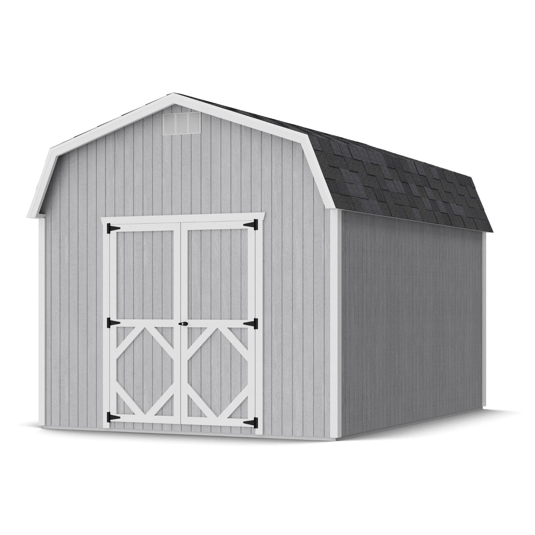Classic Gambrel Barn Shed 6 foot sidewalls by Little Cottage Co.