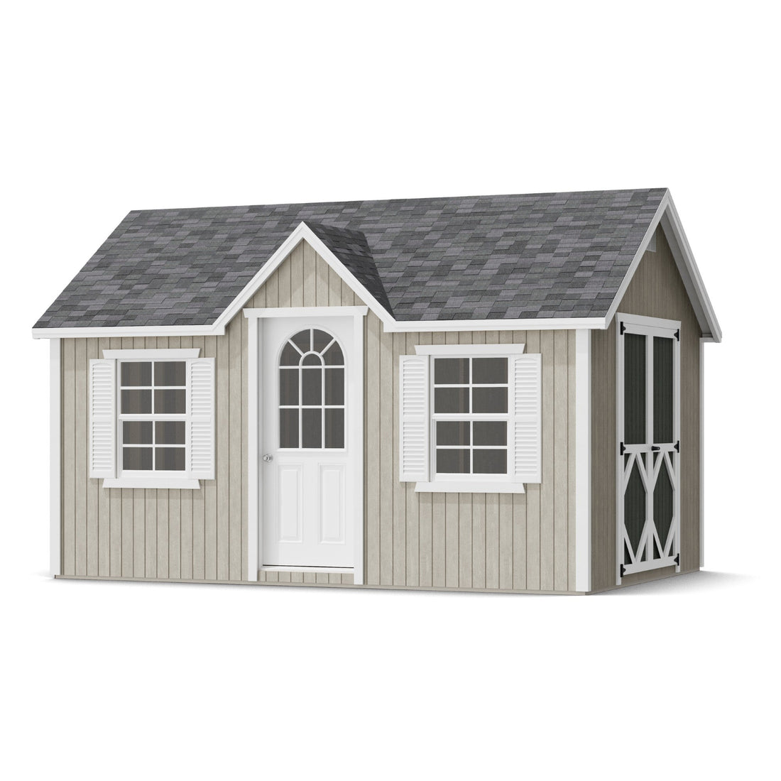 Classic Wood Cottage Shed by Little Cottage Co. exterior view