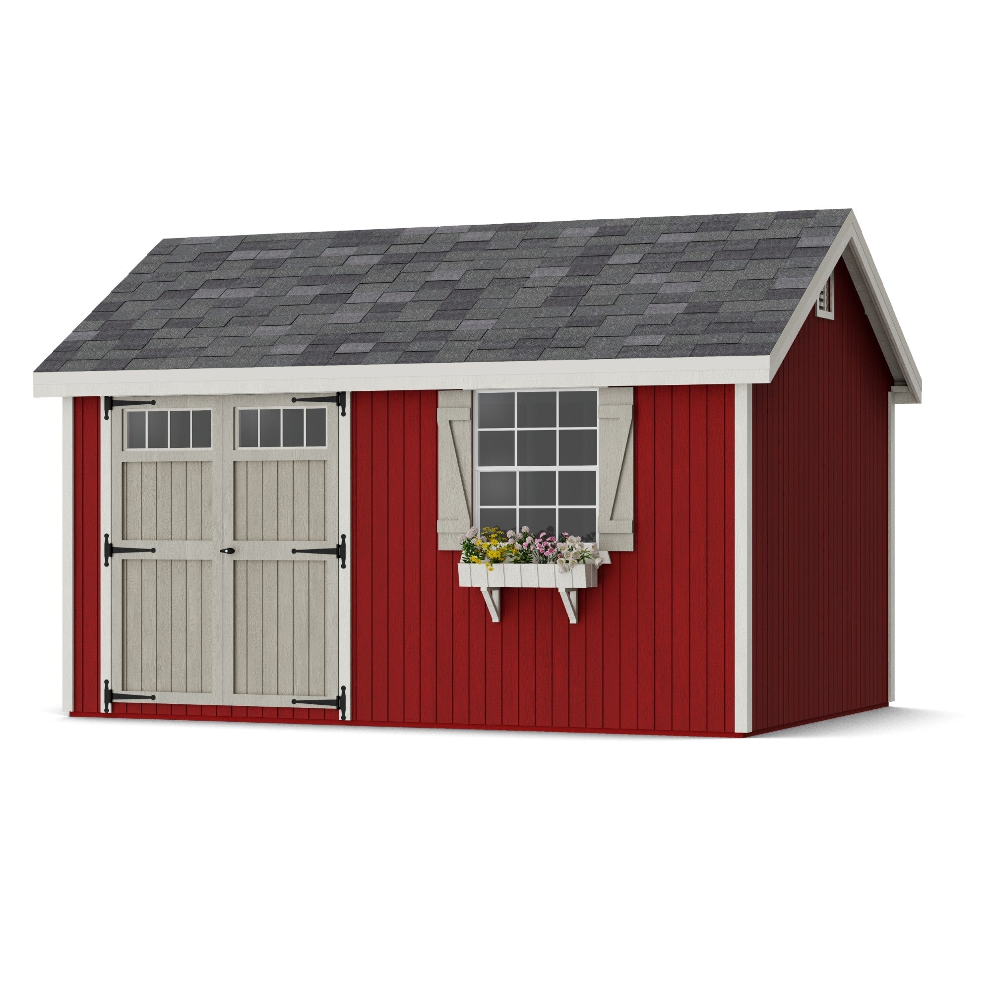 Colonial Pinehurst Storage Shed by Little Cottage Co.