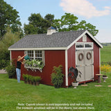 Colonial Williamsburg Outdoor Wood Storage Shed By Little Cottage Co