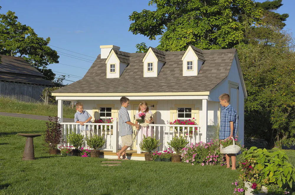 11x12 Pennfield Cottage Playhouse exterior view