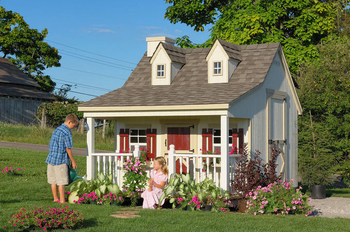 11x8 Pennfield Cottage Playhouse exterior view