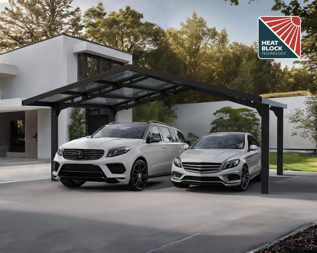 Sydney Double Carport Heat Block panels