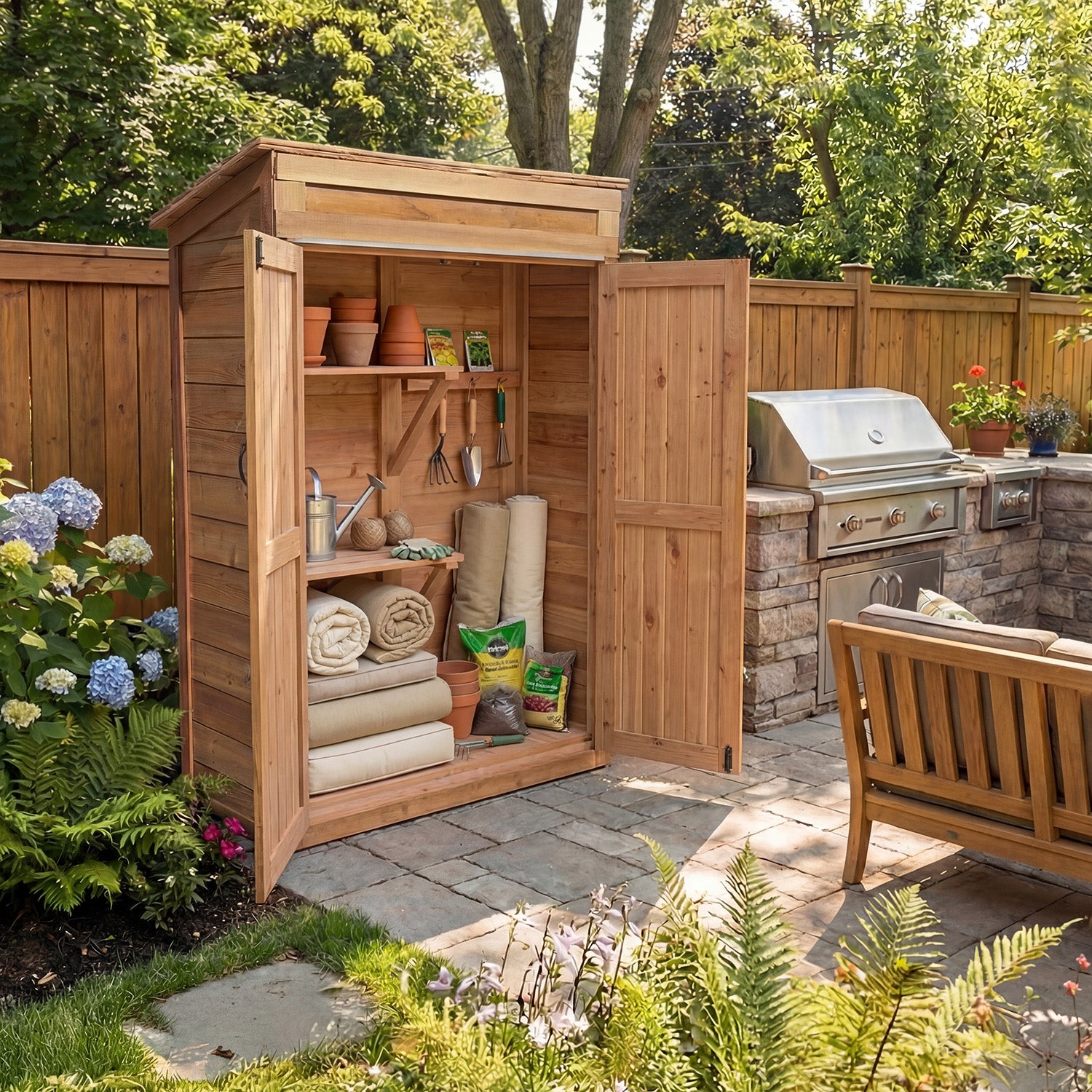 OLT Cedar Tool Shed 4’x2′