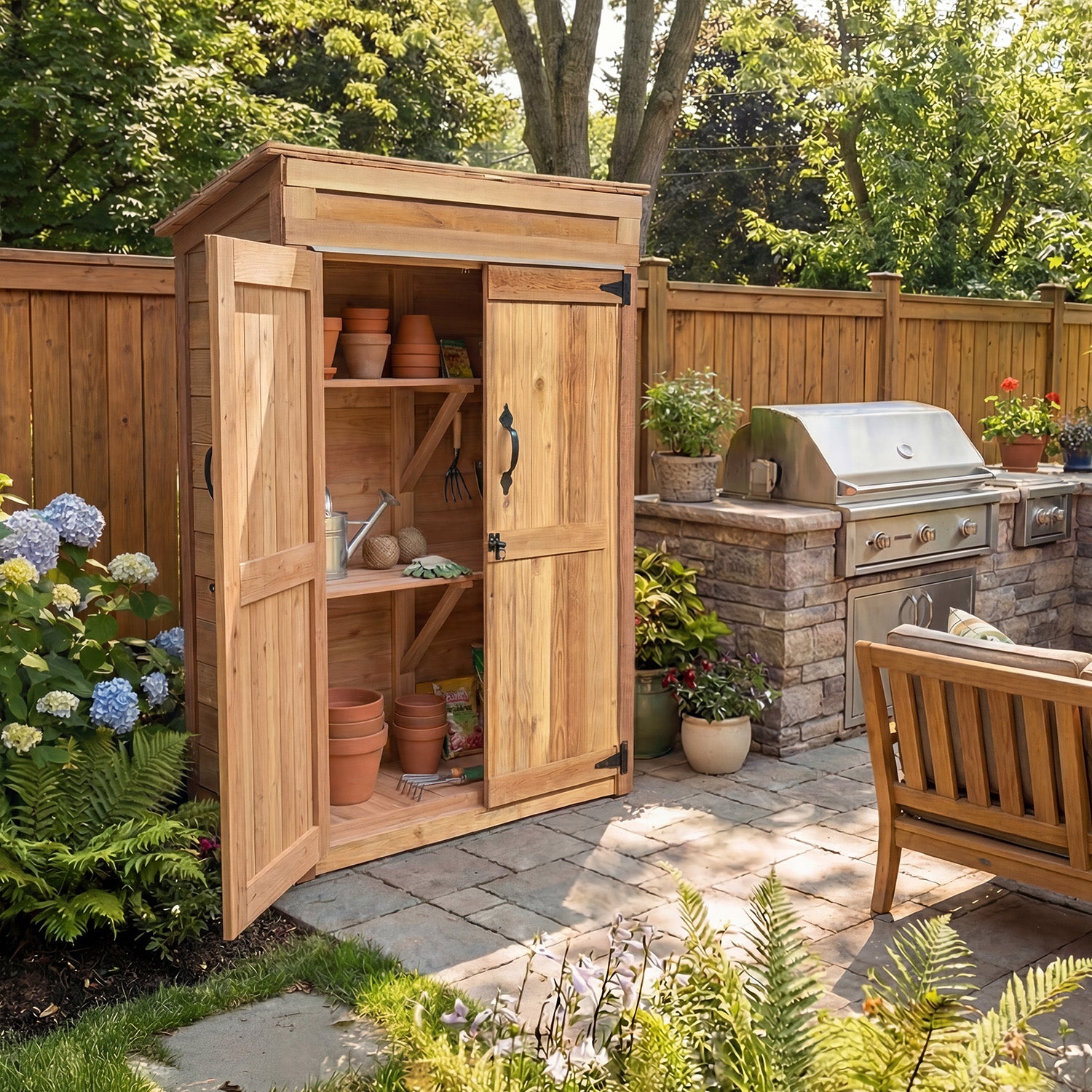 OLT Cedar Tool Shed 4’x2′