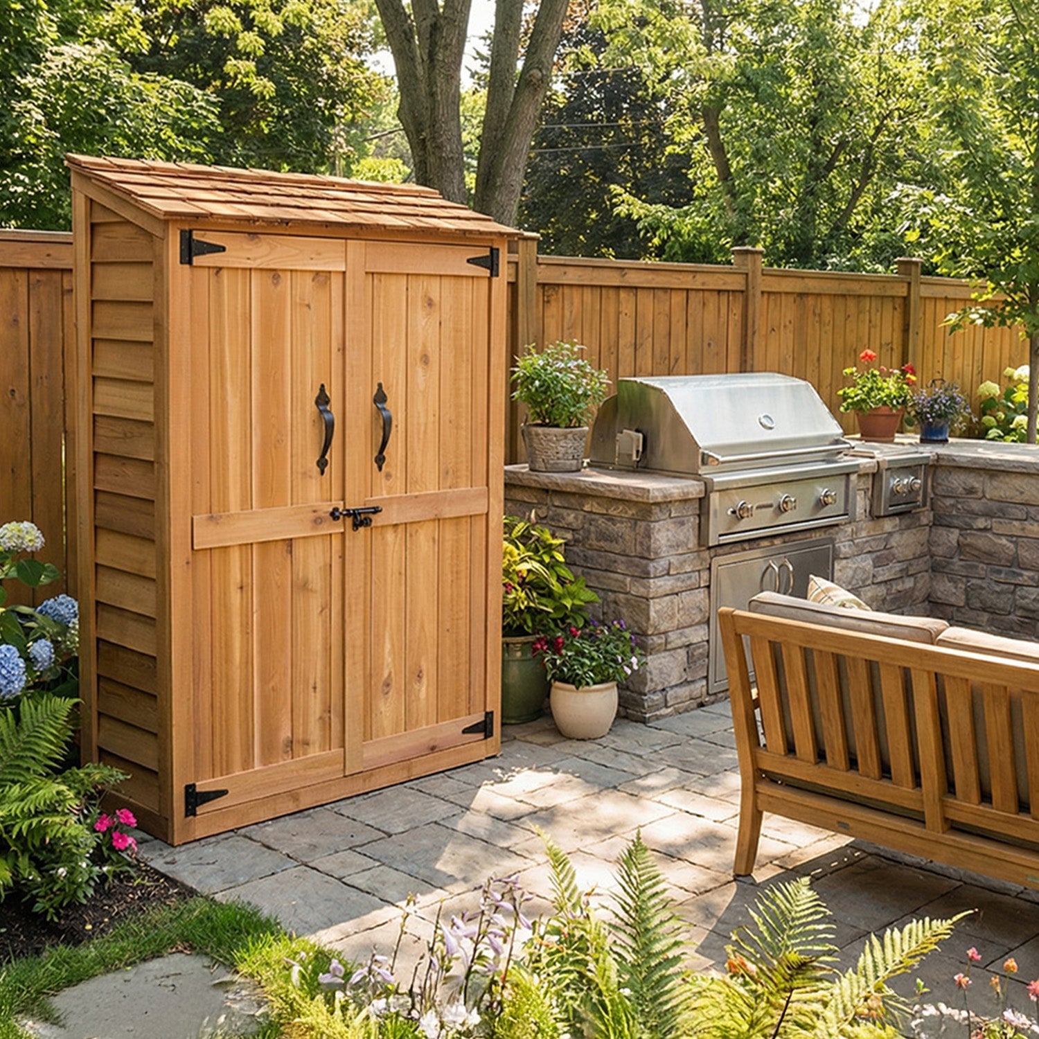 OLT Cedar Tool Shed 4’x2′