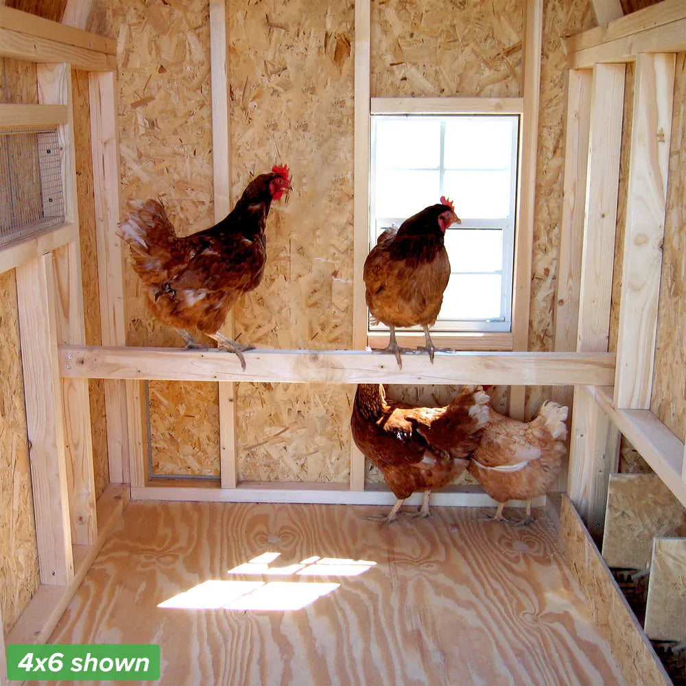 Gambrel Barn Coop  by Little Cottage Co. (Wheels and Run Optional)