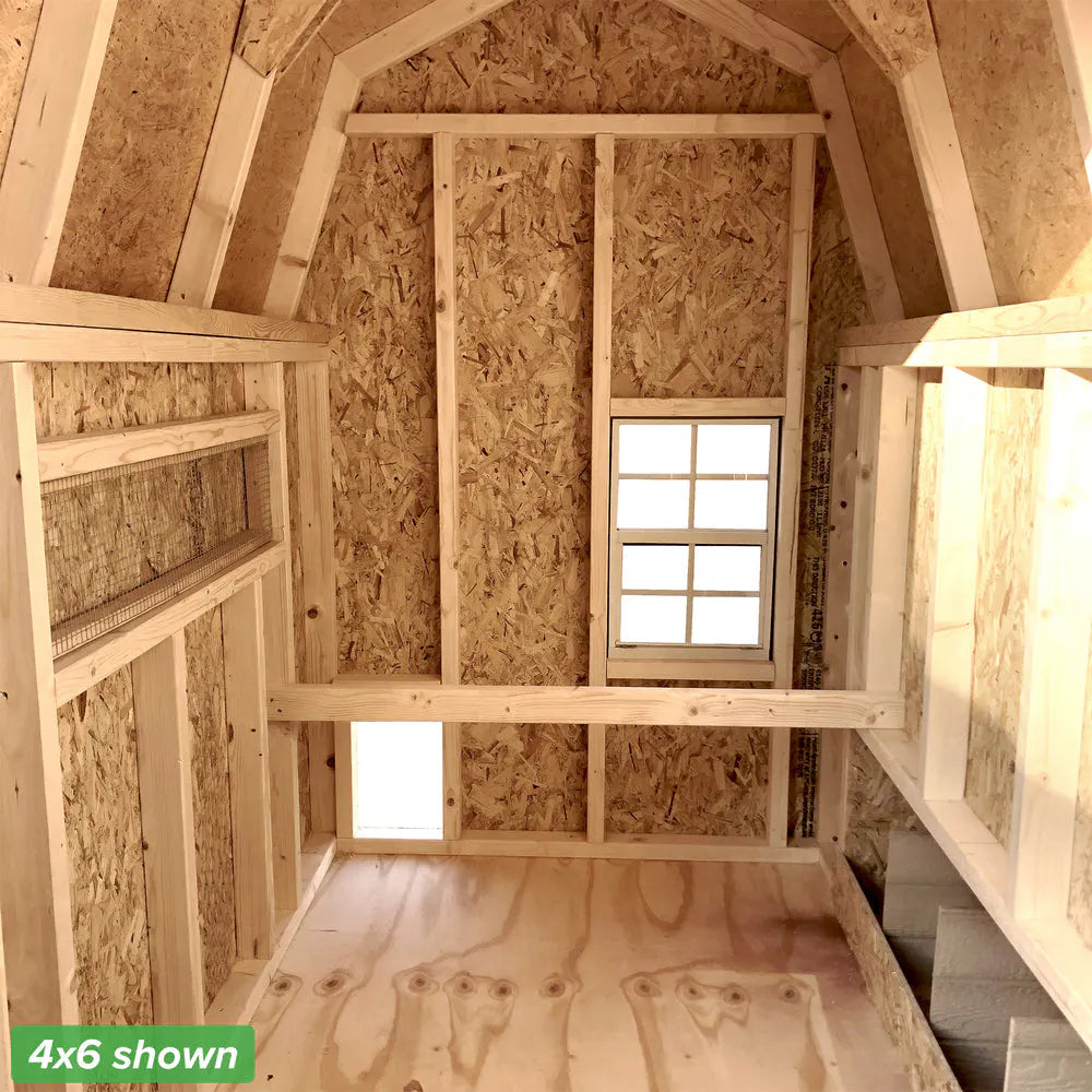 Gambrel Barn Coop  by Little Cottage Co. (Wheels and Run Optional)