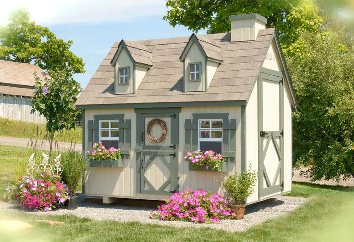 6x8 Cape Cod Playhouse without deck and rail