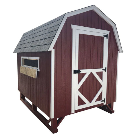 Gambrel Barn Coop  by Little Cottage Co. (Wheels and Run Optional)
