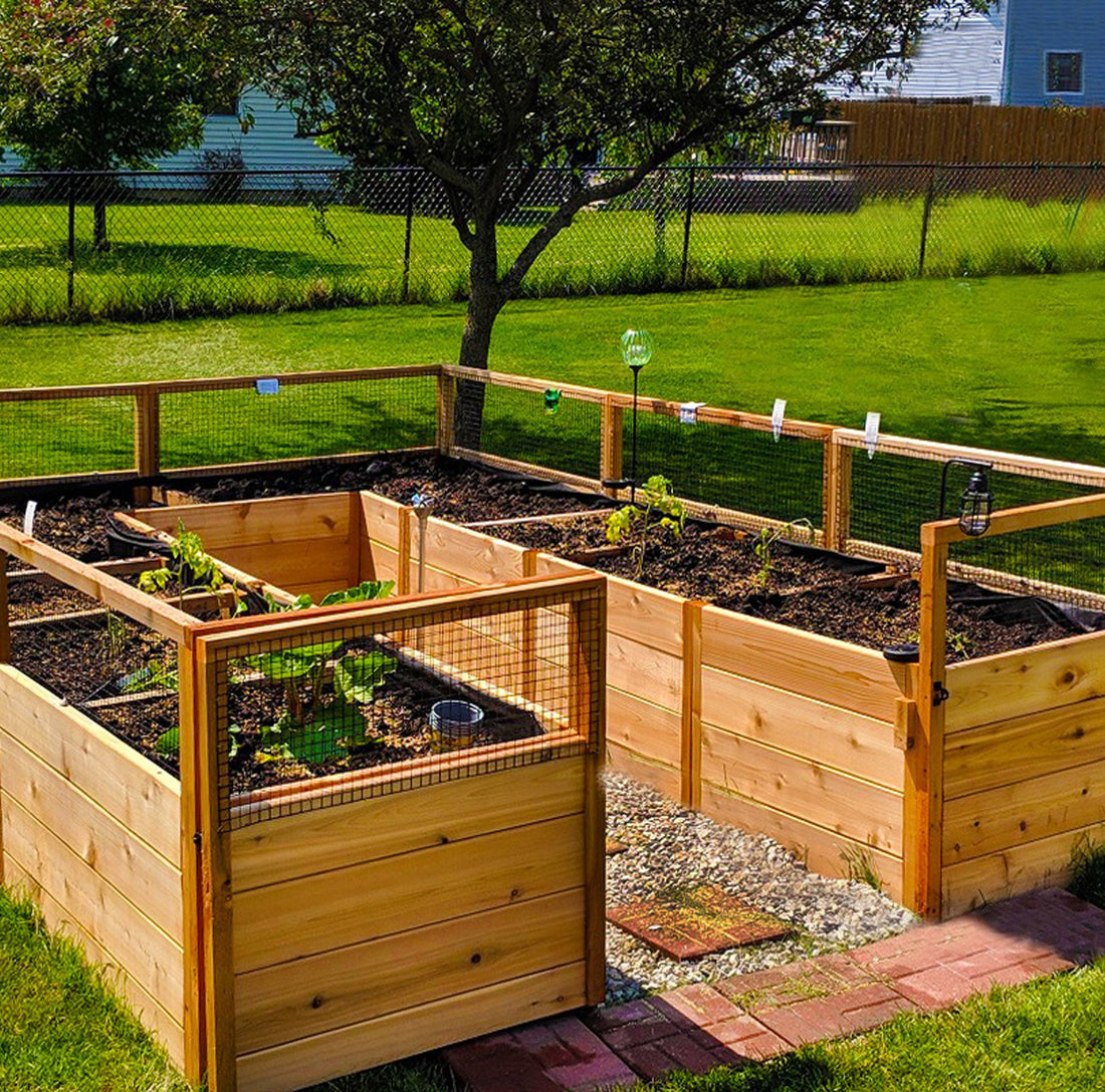 8'x12' raised cedar garden bed
