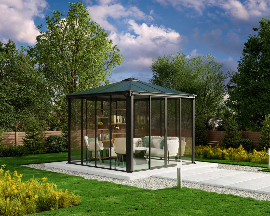 Ledro Enclosed Gazebo by Canopia - 10x10
