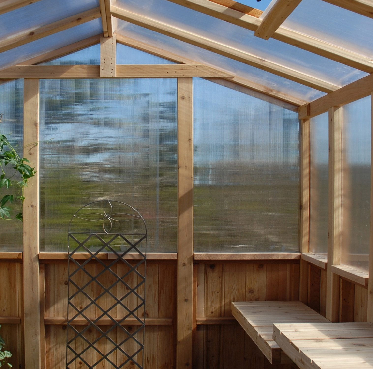 OLT Cedar Greenhouse 8x8, view 2