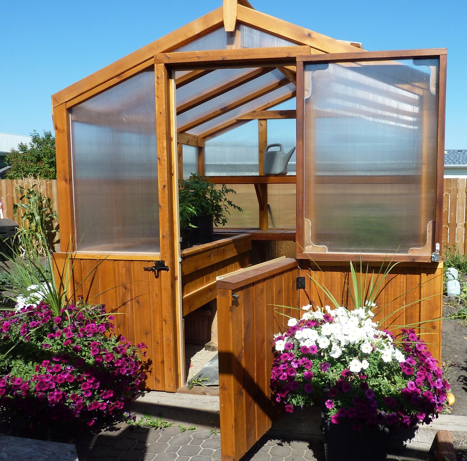 OLT Cedar Greenhouse 8x8, view 3