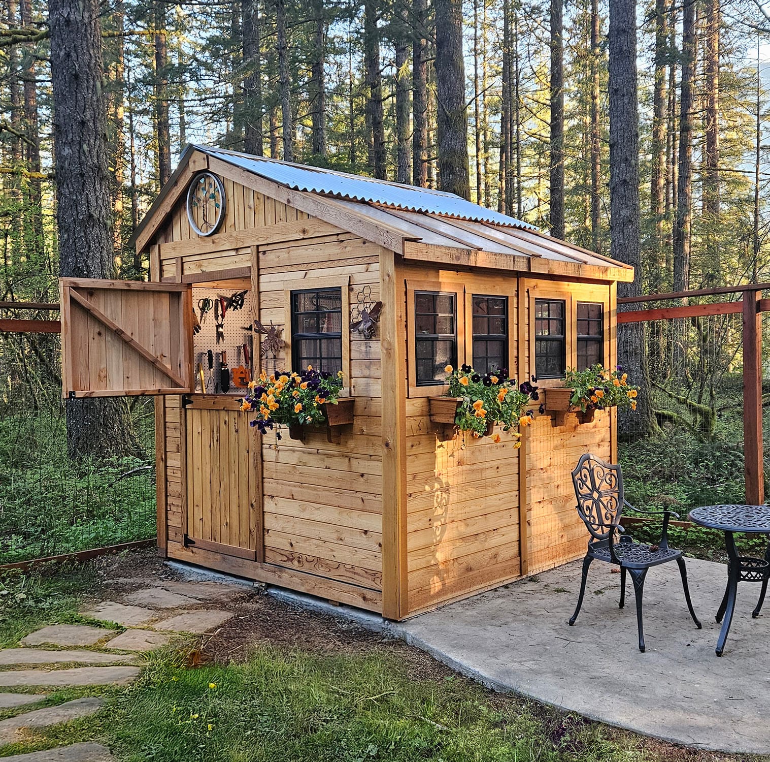 OLT Sunshed Garden Cedar Greenhouse/Shed