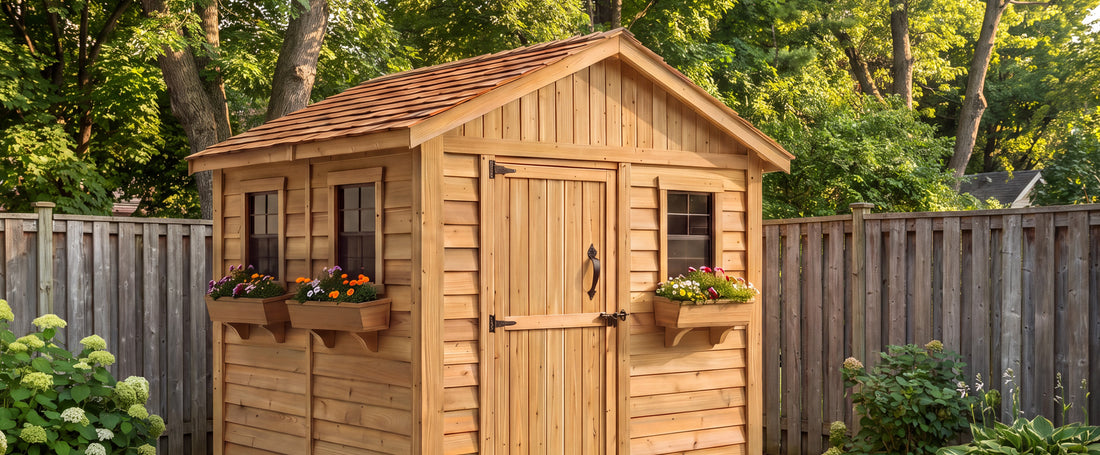 OLT 8x8 Cedar Shed