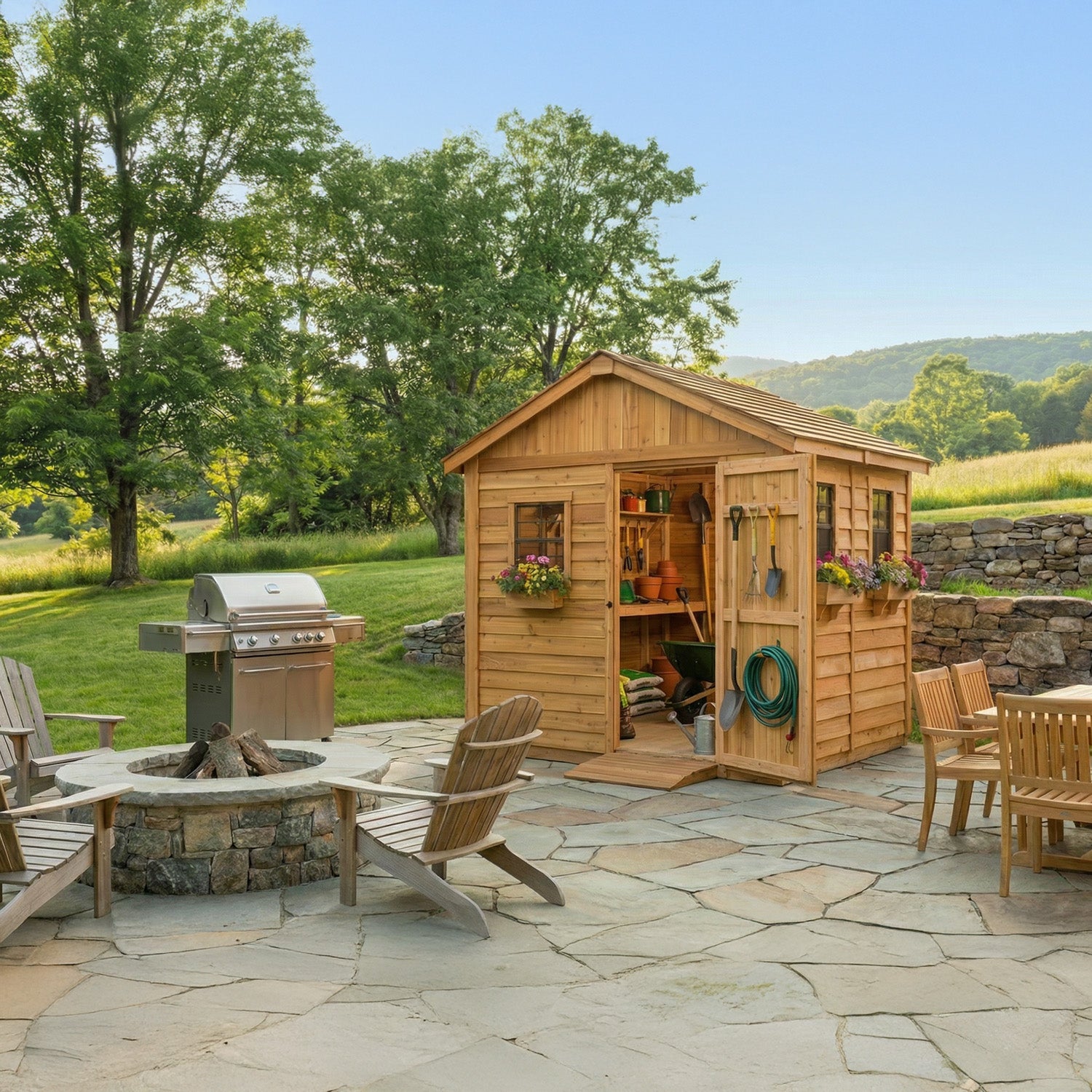OLT 8x8 Cedar Shed