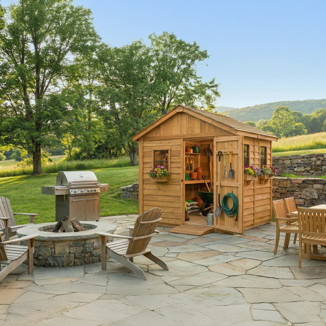 OLT 8x8 Cedar Shed