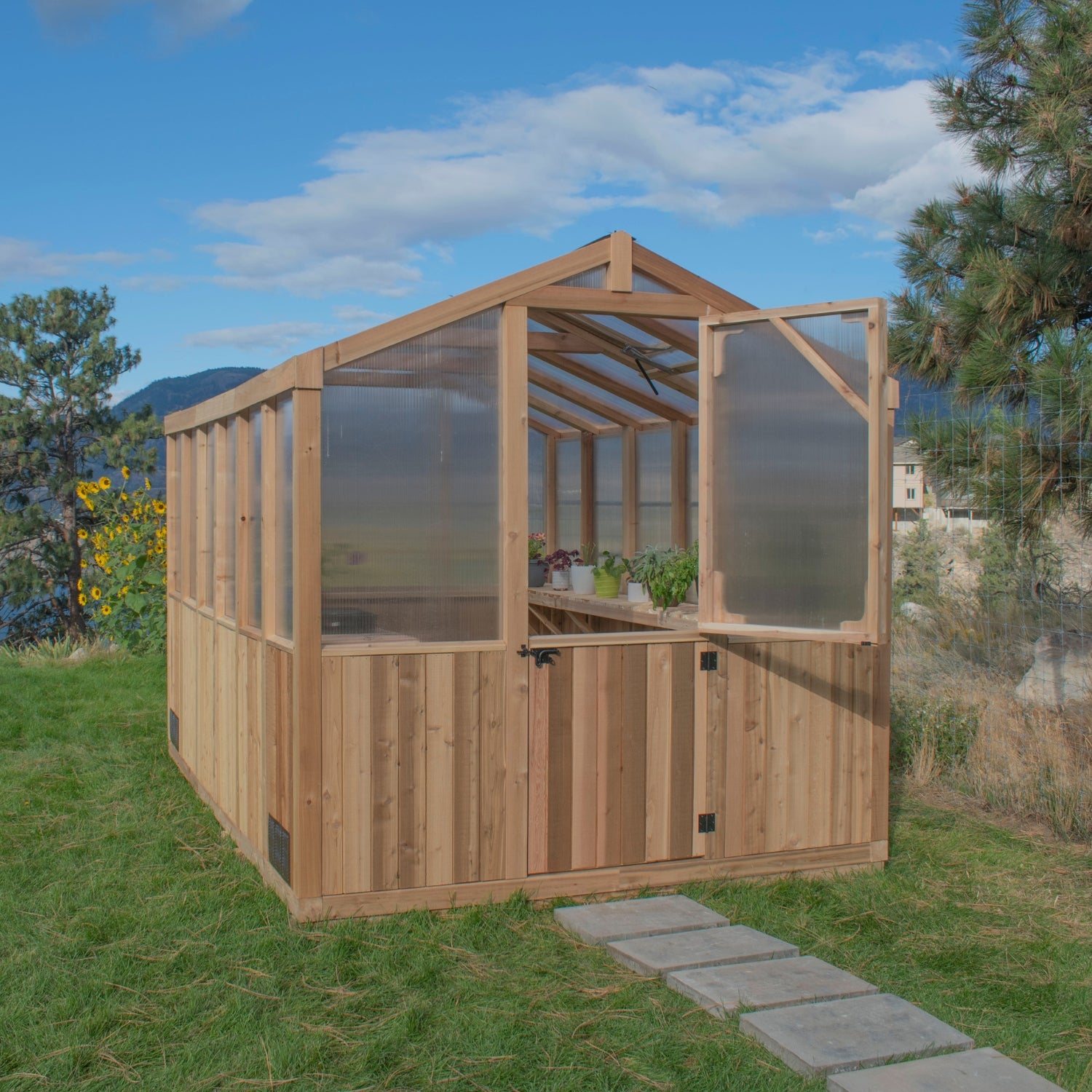 OLT Cedar Greenhouse 8x12, product photo, view 3