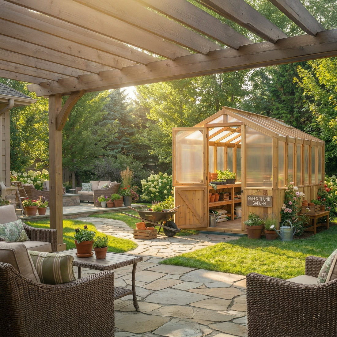 OLT Cedar Greenhouse 8x12 kit, view 12