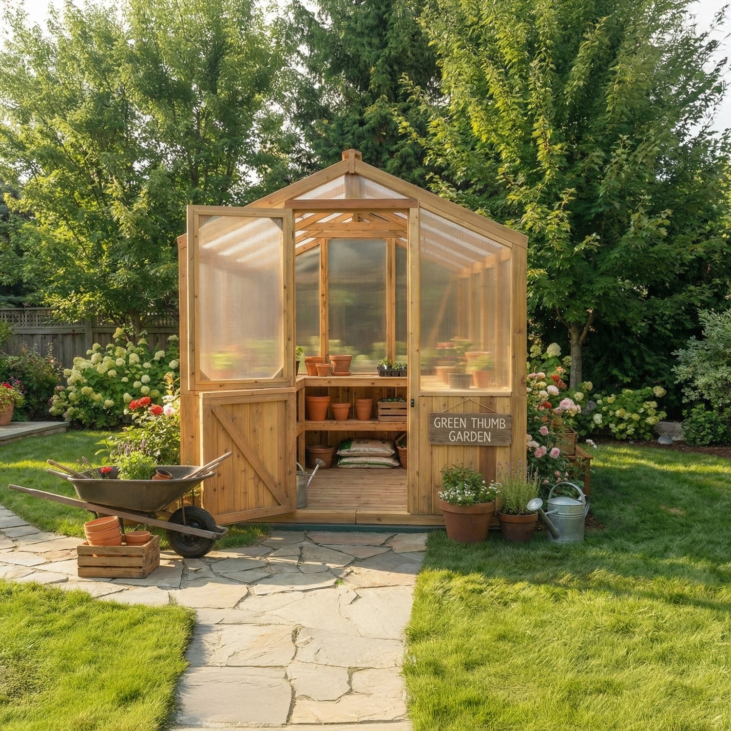 OLT Cedar Greenhouse 8x12 kit, view 15