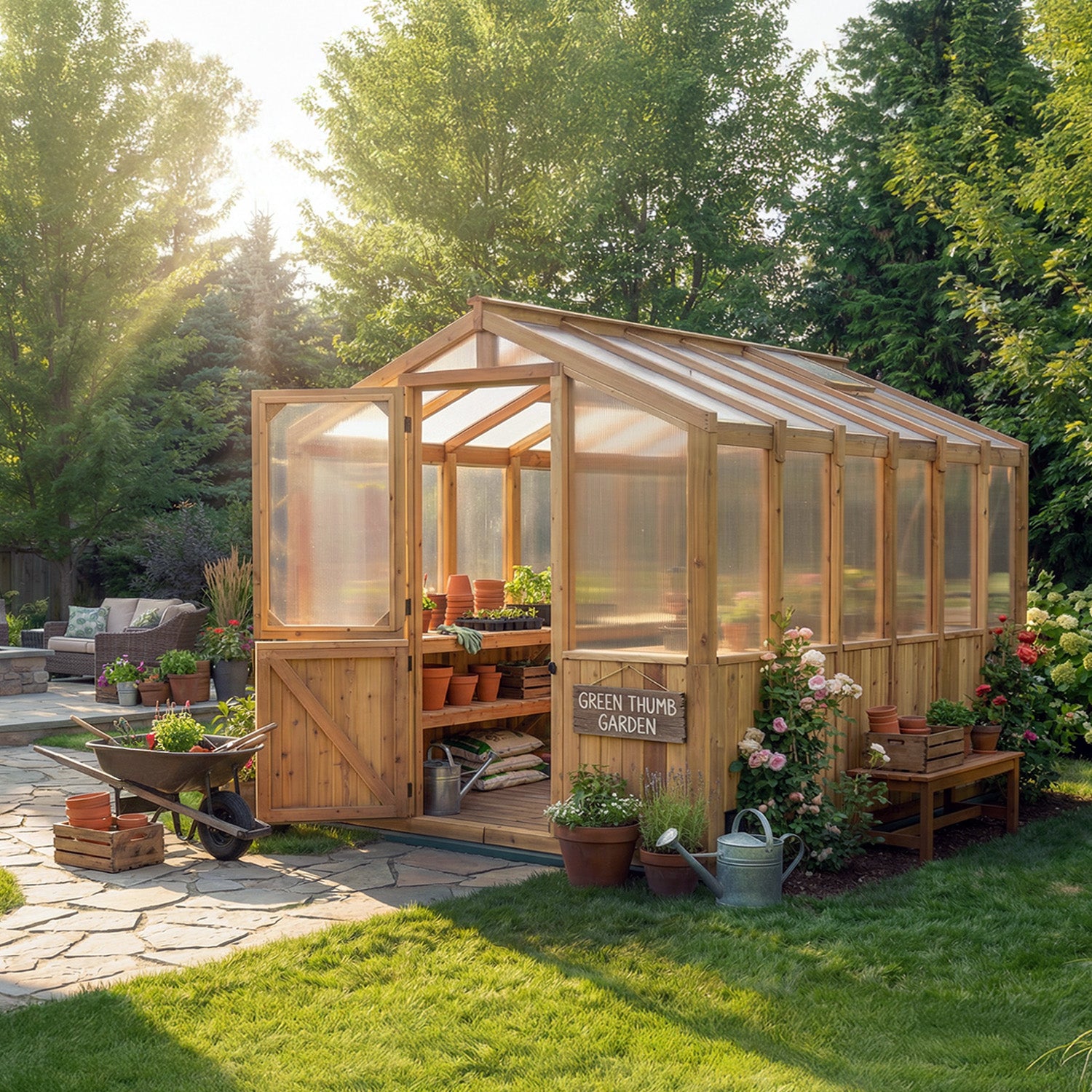 OLT Cedar Greenhouse 8x12 kit, view 19