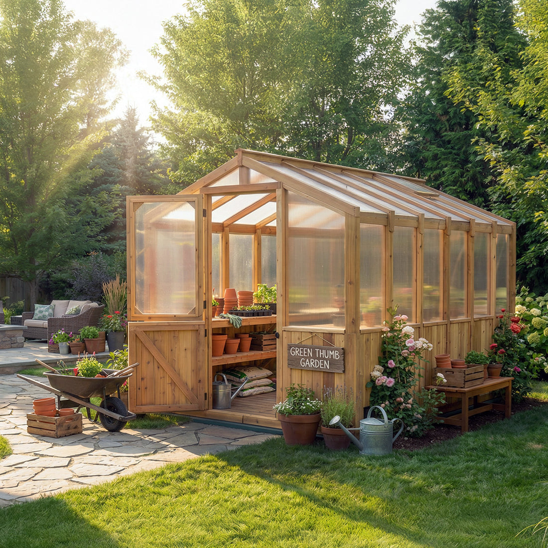 OLT Cedar Greenhouse 8x12 kit, view 19
