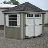 Colonial Five-Corner Shed By Little Cottage Company