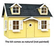 Wonderland playhouse color sample, light yellow