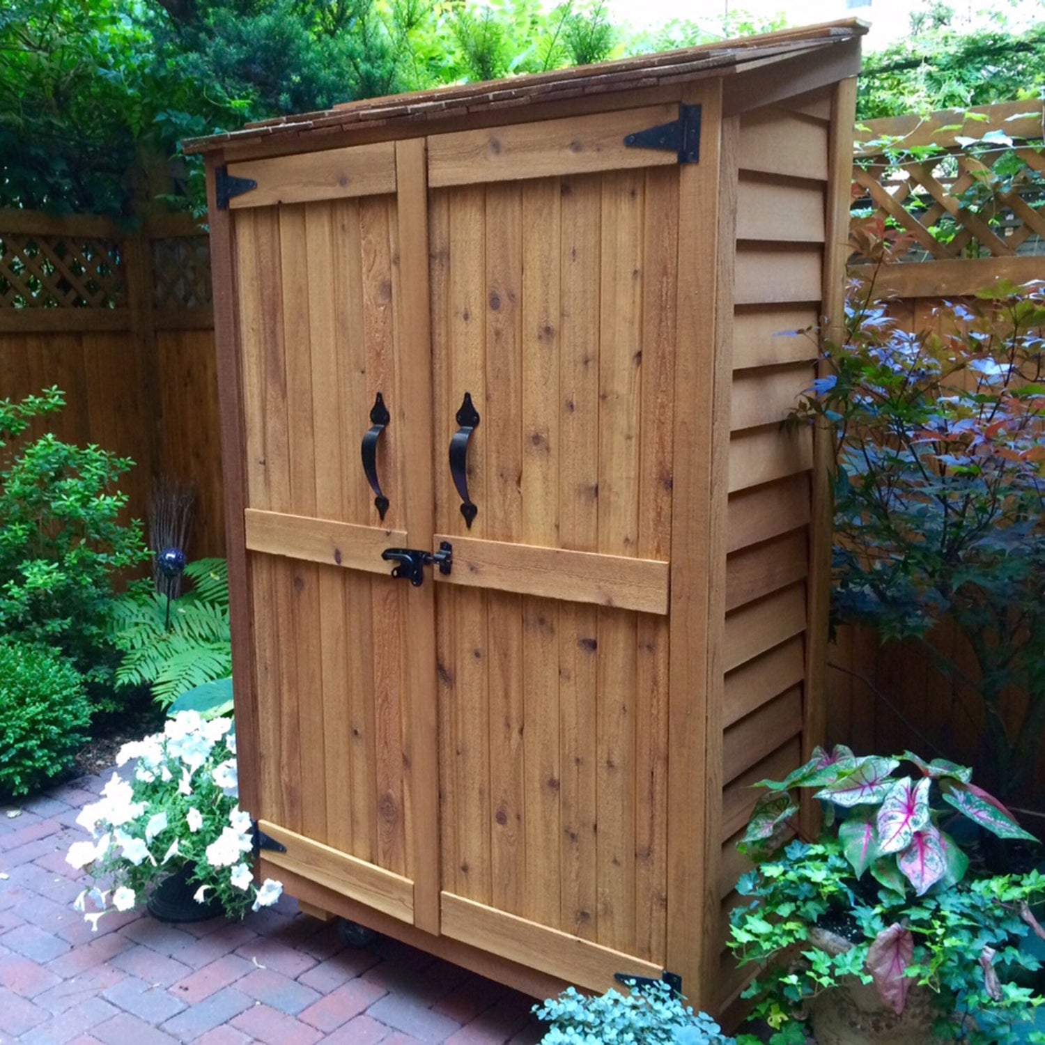 OLT Cedar Tool Shed 4x2, product rendering 1