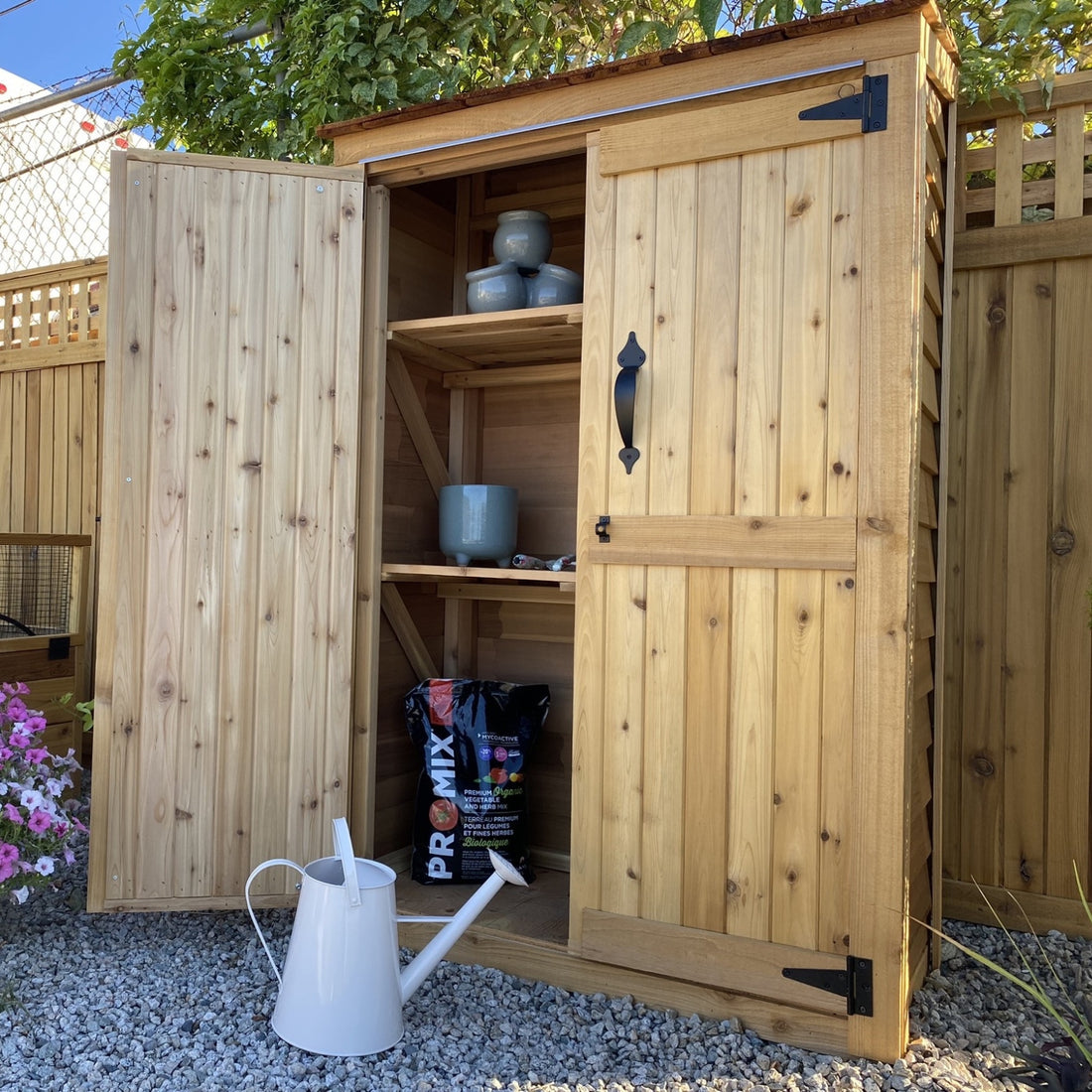OLT Cedar Tool Shed 4x2, product rendering 2