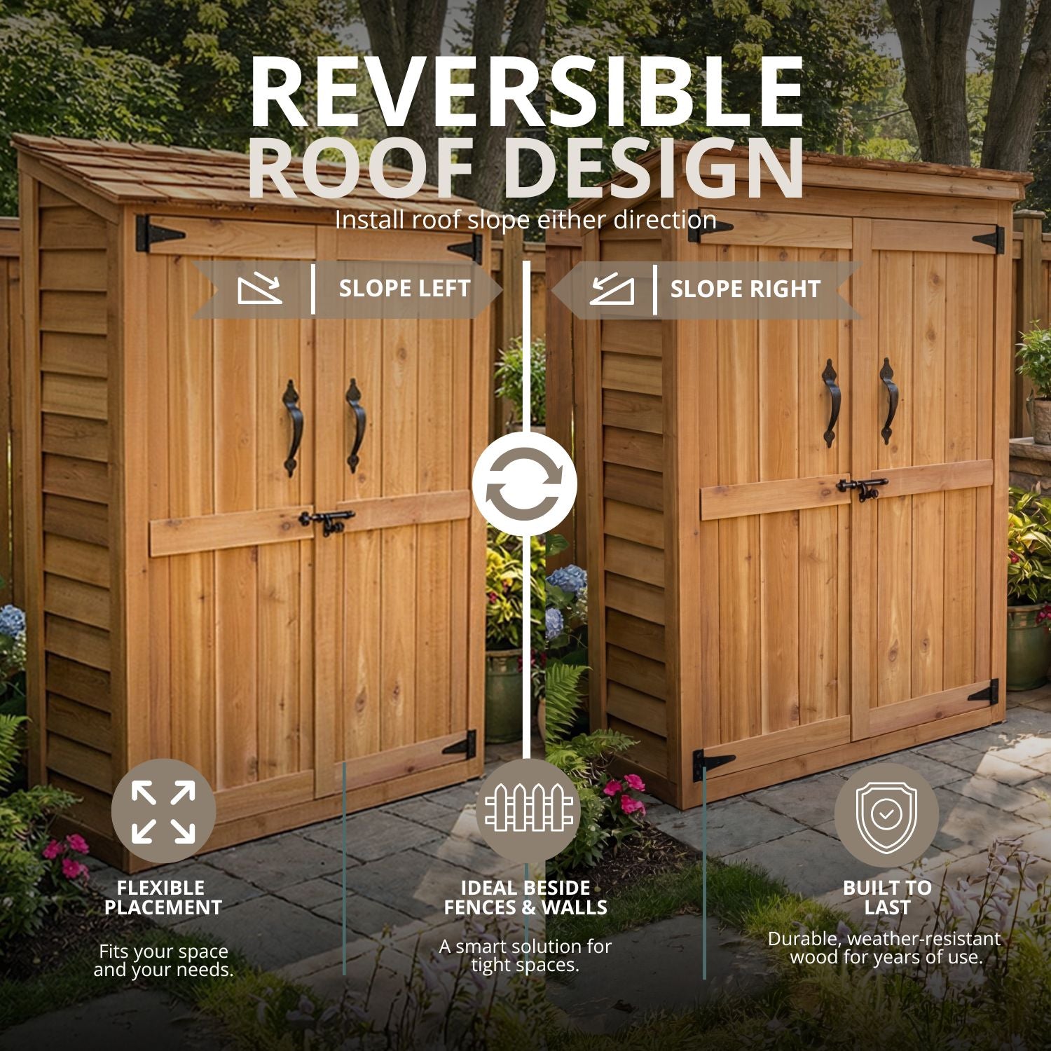 OLT Cedar Tool Shed 4’x2′