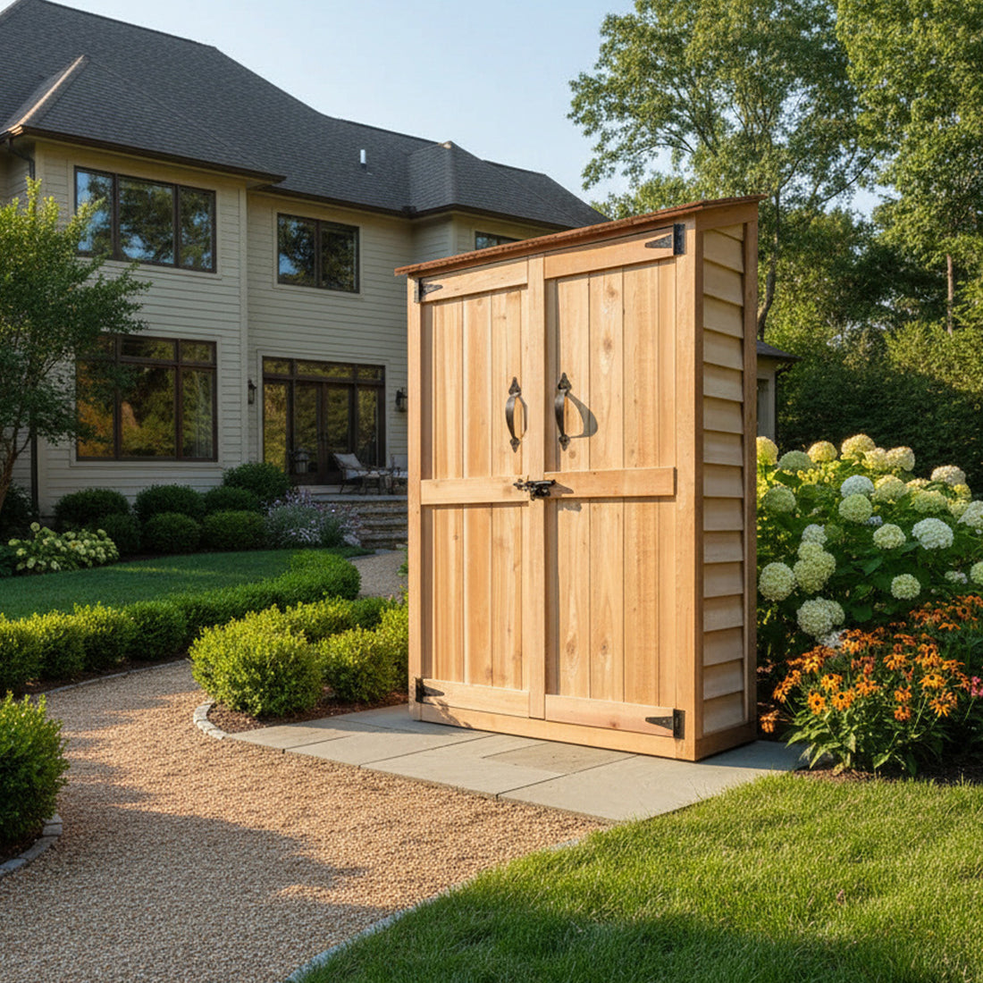 OLT Cedar Tool Shed 4x2, double door option