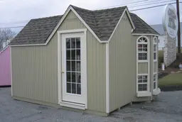 Grand mansion playhouse back adult door