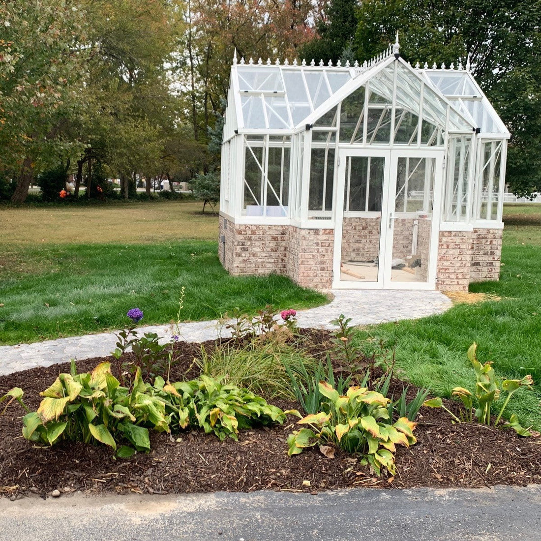 Royal EOS T Greenhouse, glass door entry