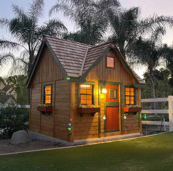 Laurens Cottage Cedar Playhouse by OLT  - 9×9