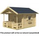 Kids Club playhouse exterior view on white background