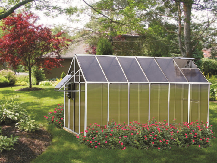 Monticello Mojave Greenhouse 8x12, aluminum frame
