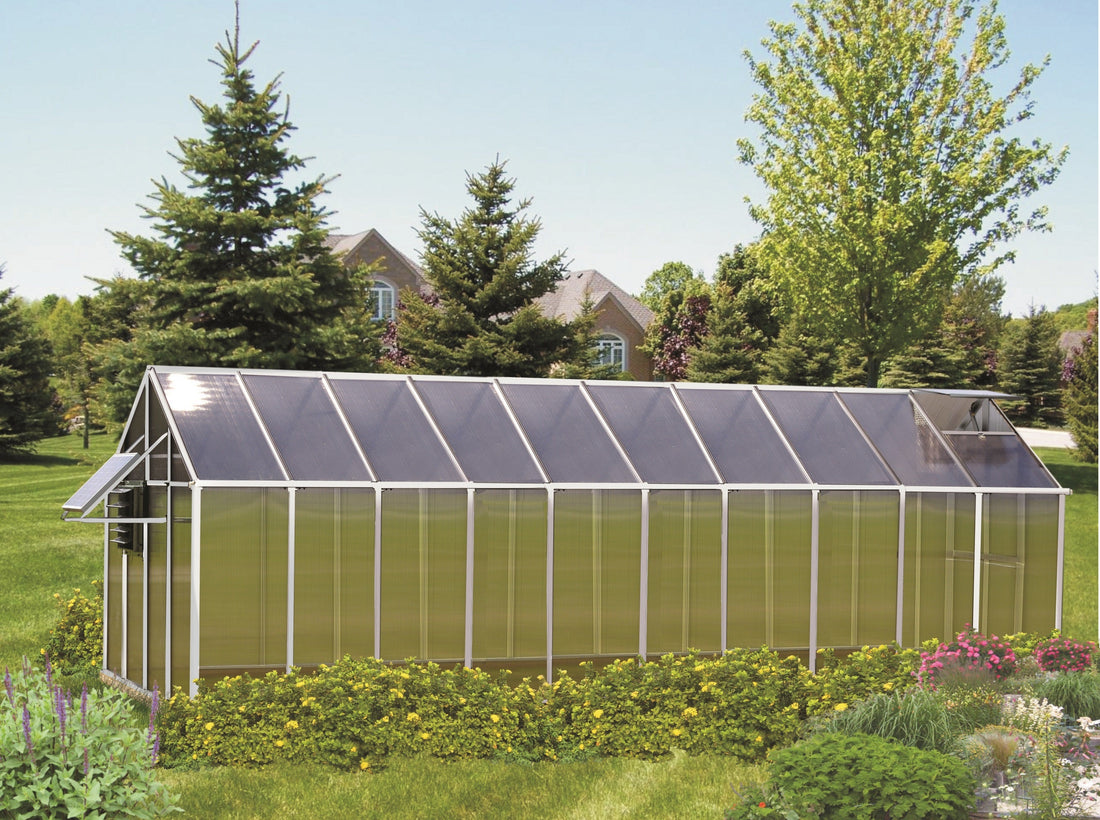 Monticello Mojave Greenhouse 8x20, aluminum frame