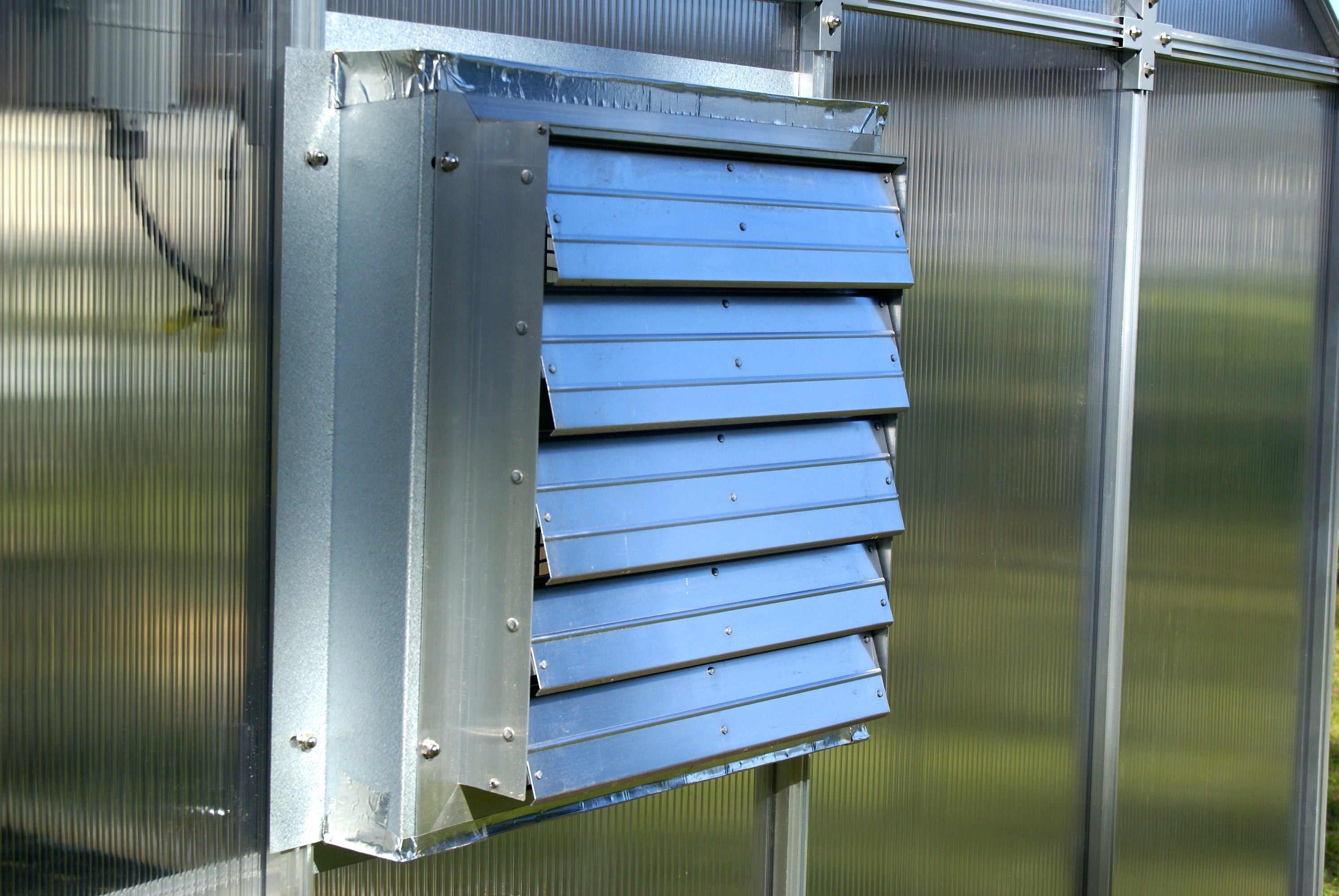 Monticello Solar Powered Ventilation System, exhaust fan detail
