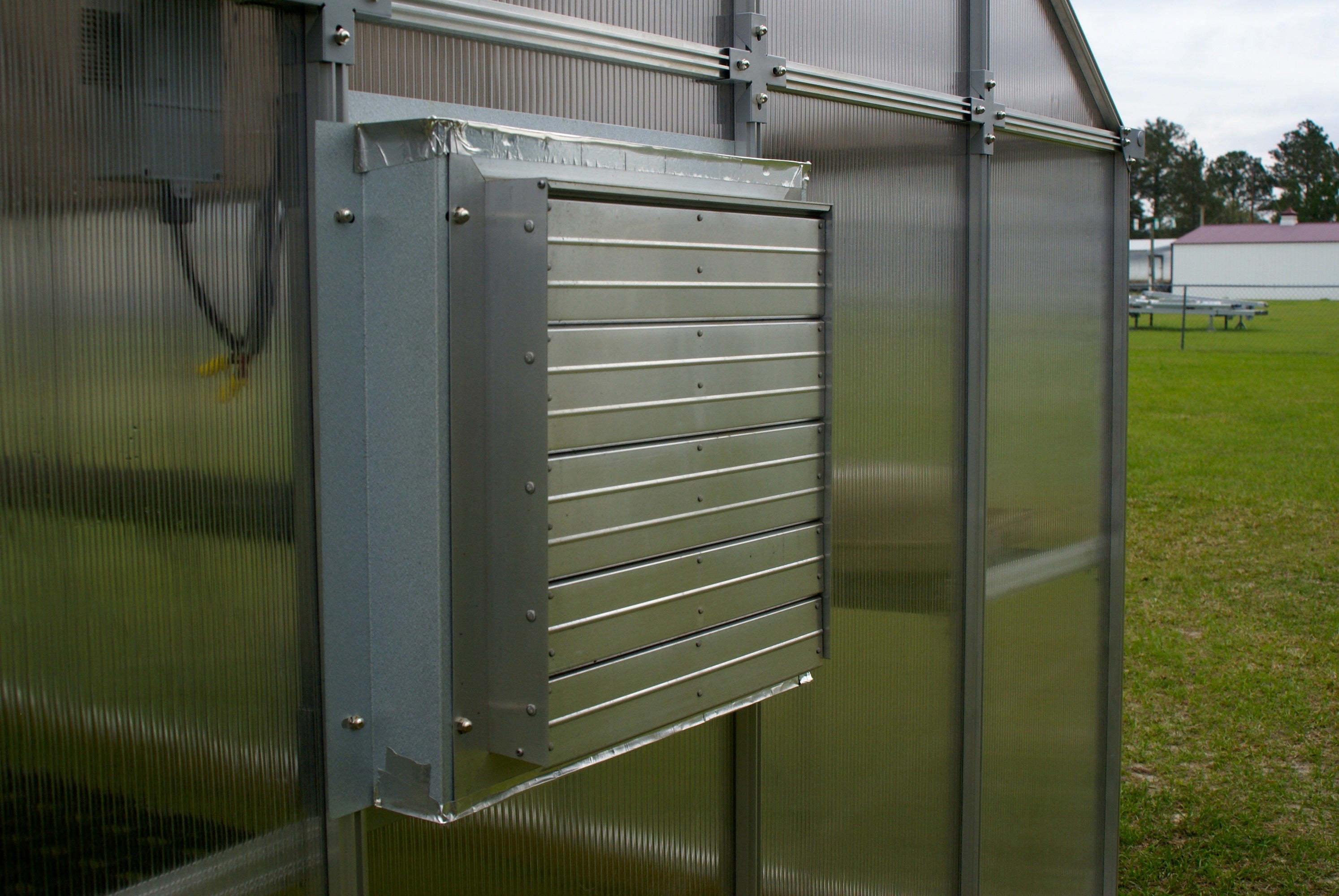 Monticello Solar Powered Ventilation System, solar panel detail