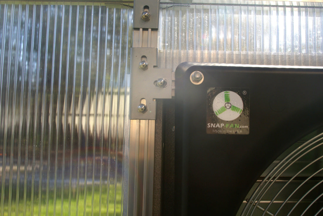 Monticello Solar Powered Ventilation System, louvered fan cover