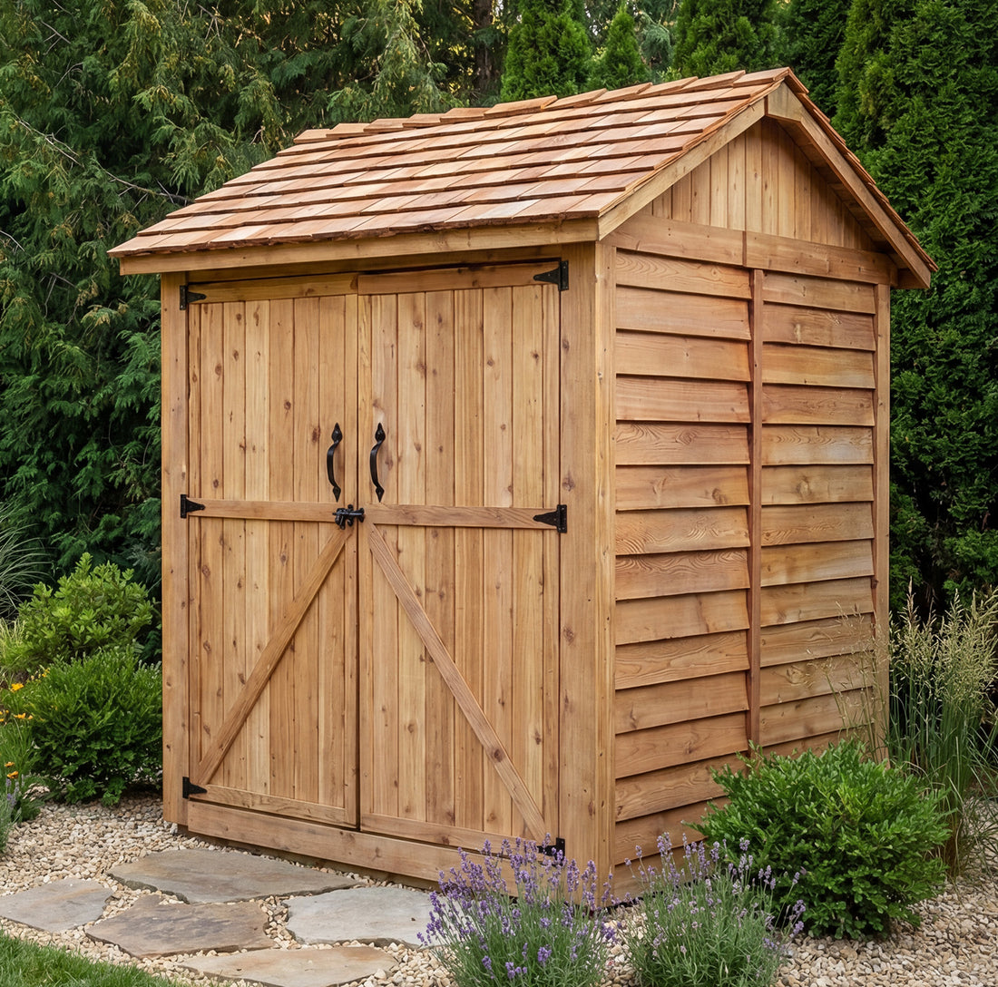 OLT 6x6  Cedar Storage Shed