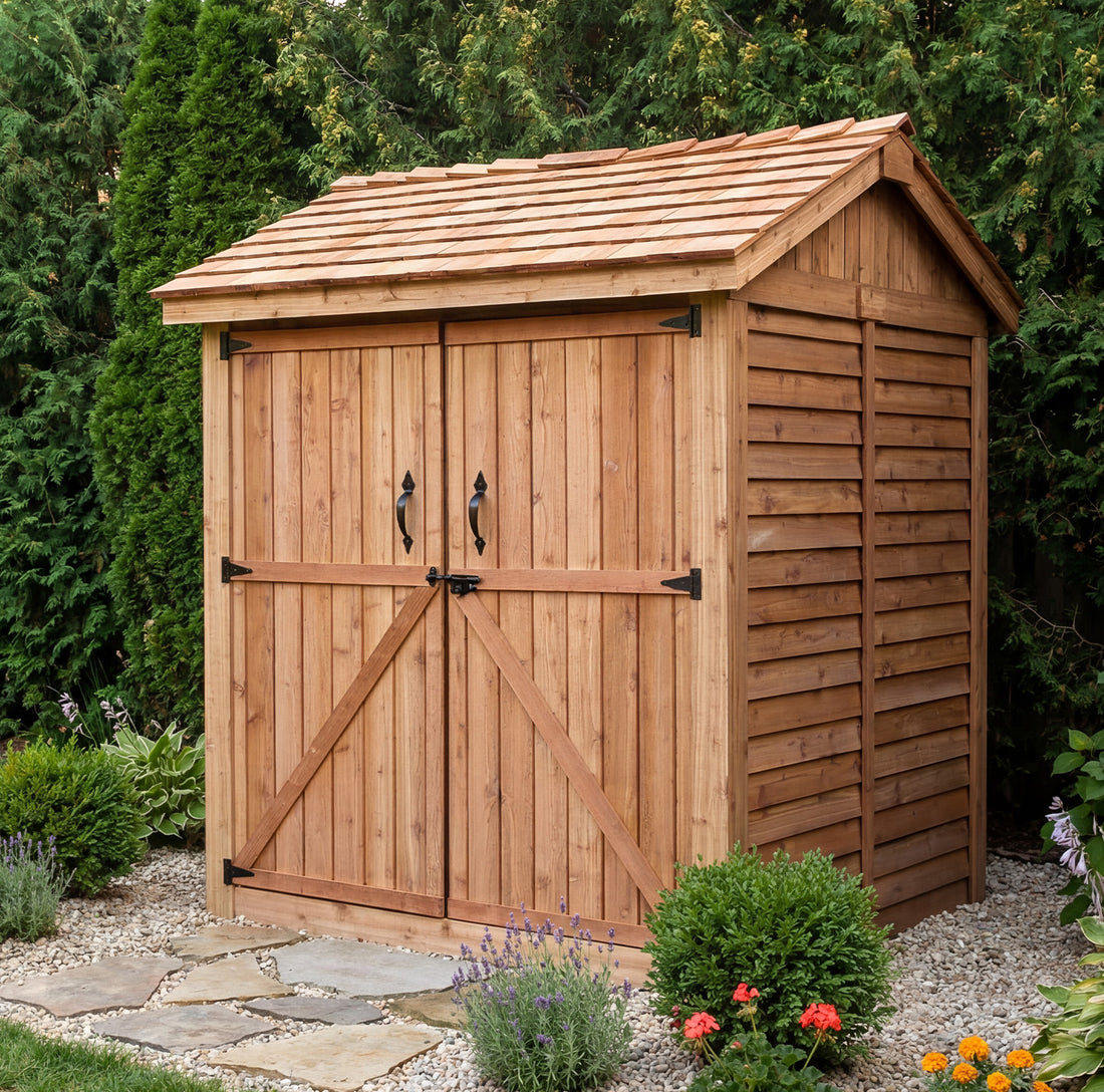 OLT 6x6  Cedar Storage Shed