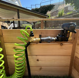 OLT Raised Cedar Garden Bed With Deer Fence Options-  (8'x8', 8'x12' or 8'x16')