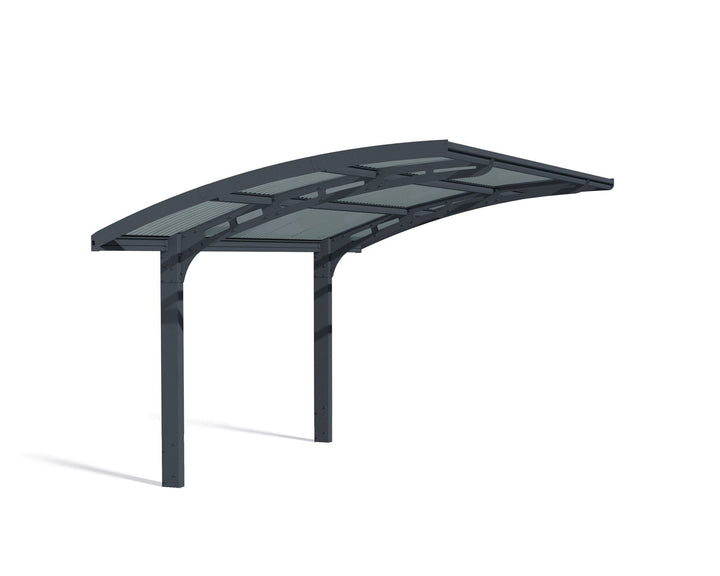 Arizona Single Carport, Wave corrugated roof