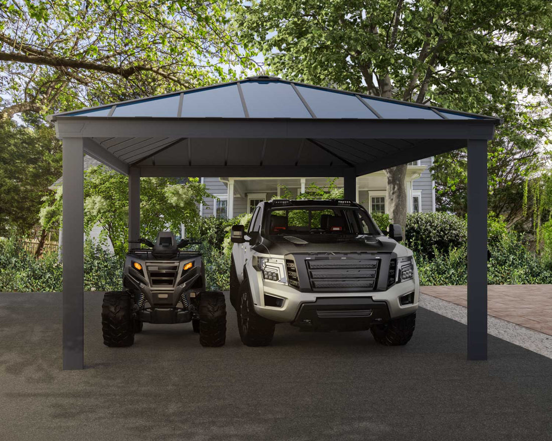 Colorado Carport 14x20 angle view